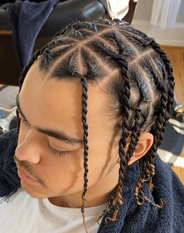 Invisible Locs Top of Head
