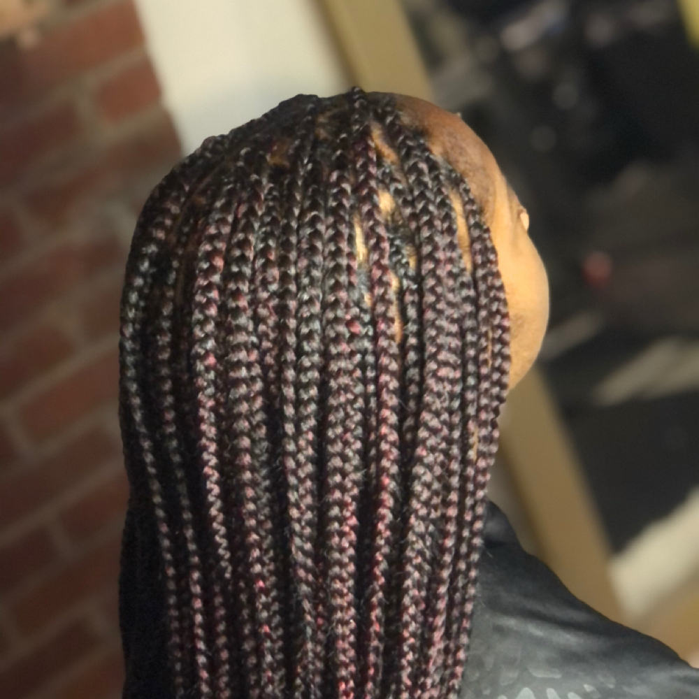 Adult Knotless Braids at Miracle Handz Hair Salon in Fairborn, OH