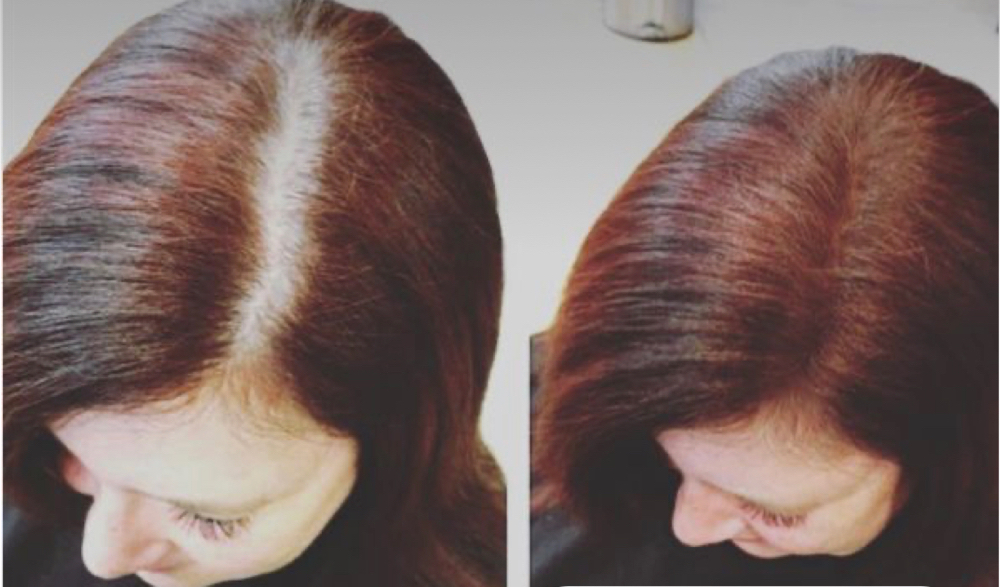 Root Touch Up And Haircut