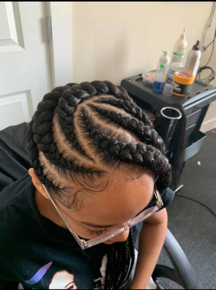 Big French Braid at Vicky's Hairbraiding in Frederick, MD