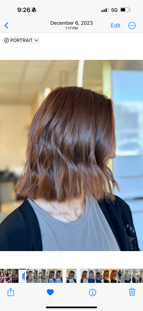 Color Root Retouch + Blowdry