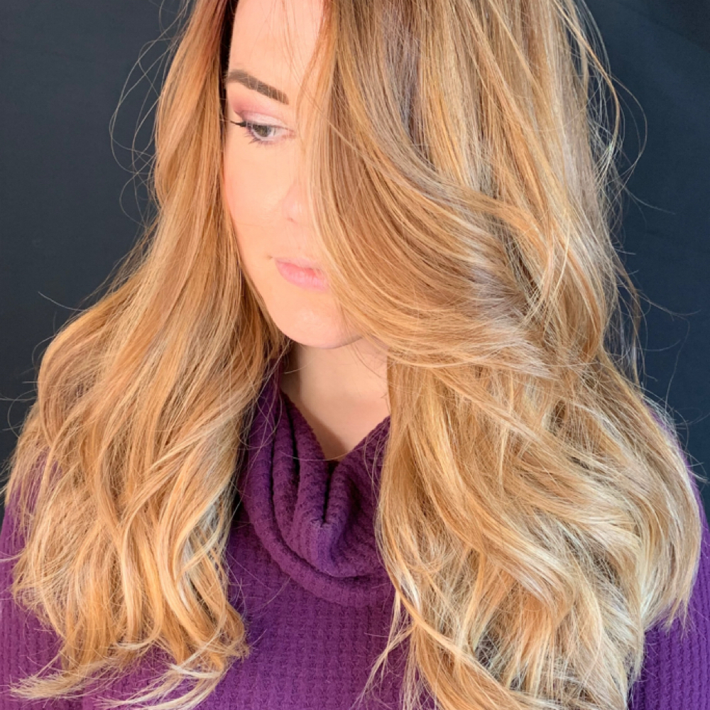 Haircut and style at Deep Roots Meraki Salon in Corpus Christi, TX