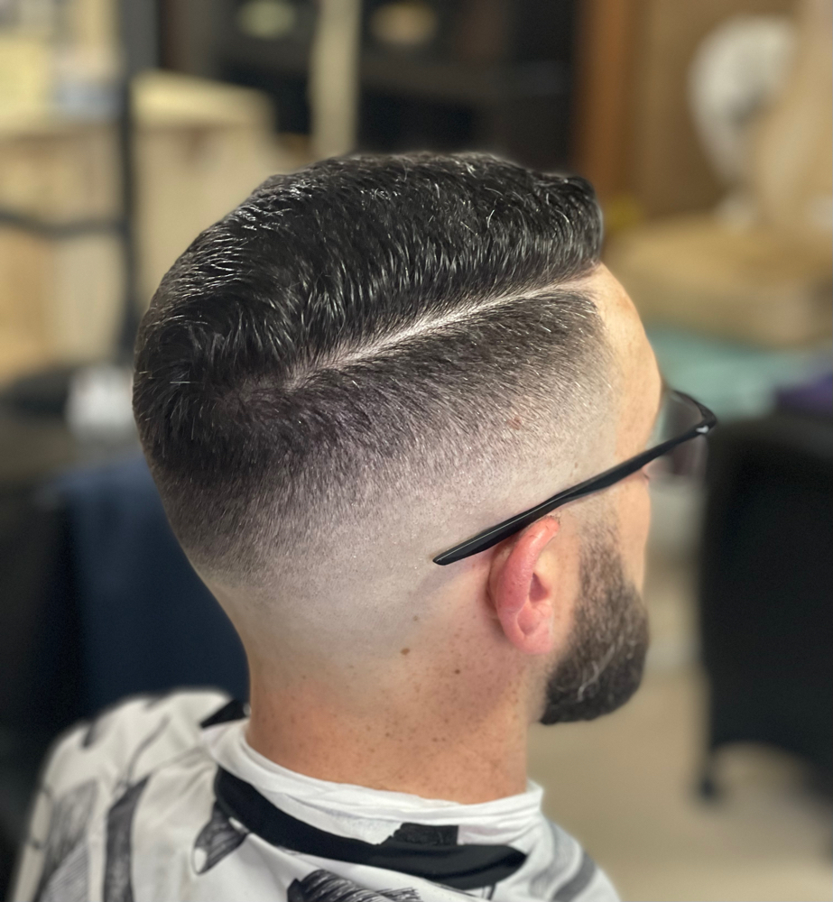 Mens Skin Fade w/ Beard