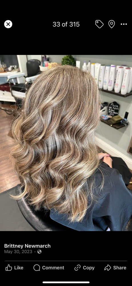 Full Highlight W/Root Touch Up