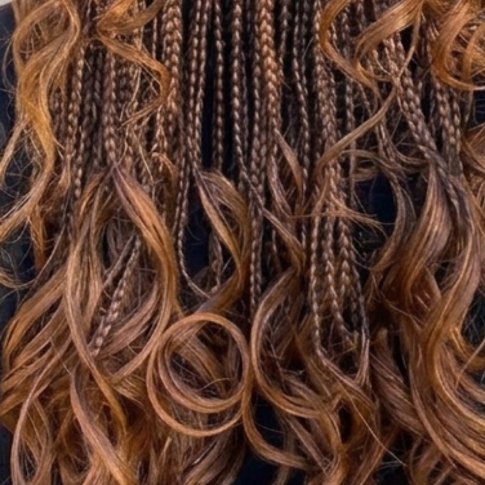 French Curl Braids at Ponyo’s Place in Chandler, AZ