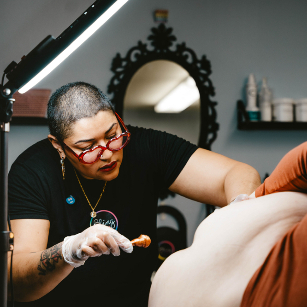 Booty Cheek Wax Only at Bling Brow Bar in Eureka, CA