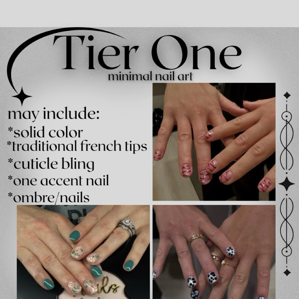 full gelx set tier 1 nail art at art by ava nail artistry in Akron, OH