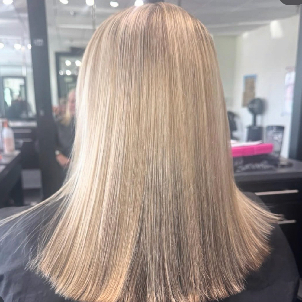 Toner/gloss at Bridgettehair&co. in Lambertville, MI