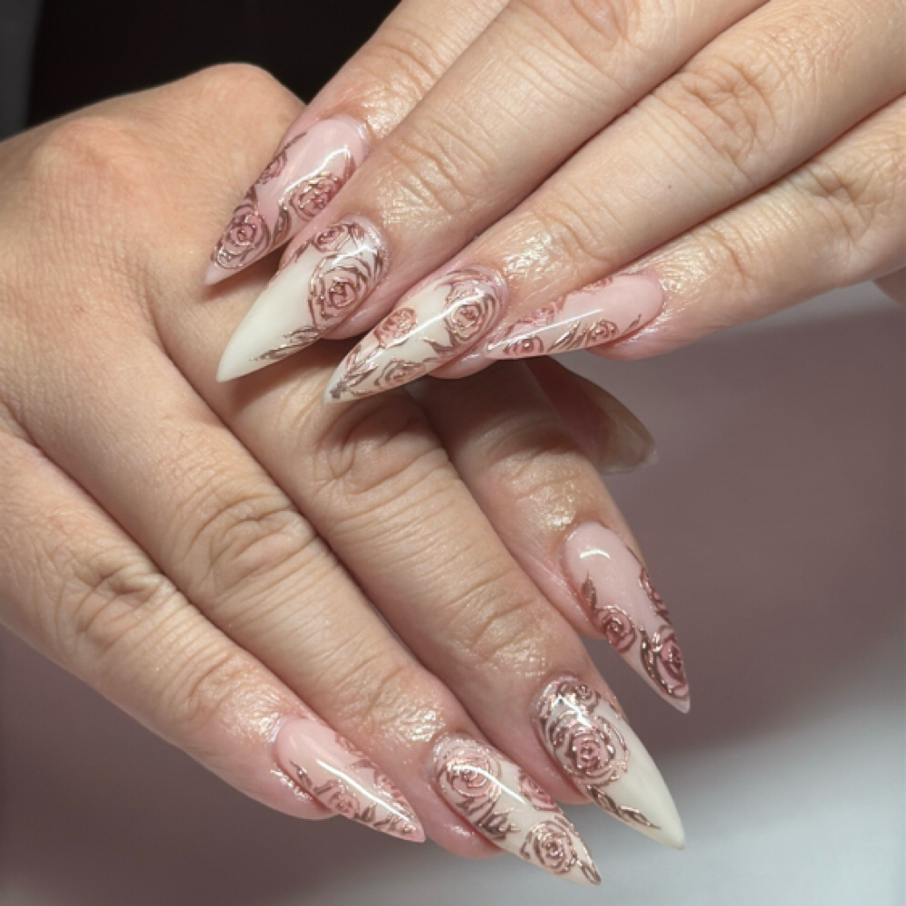 Hard Gel Fullset + Nail Art