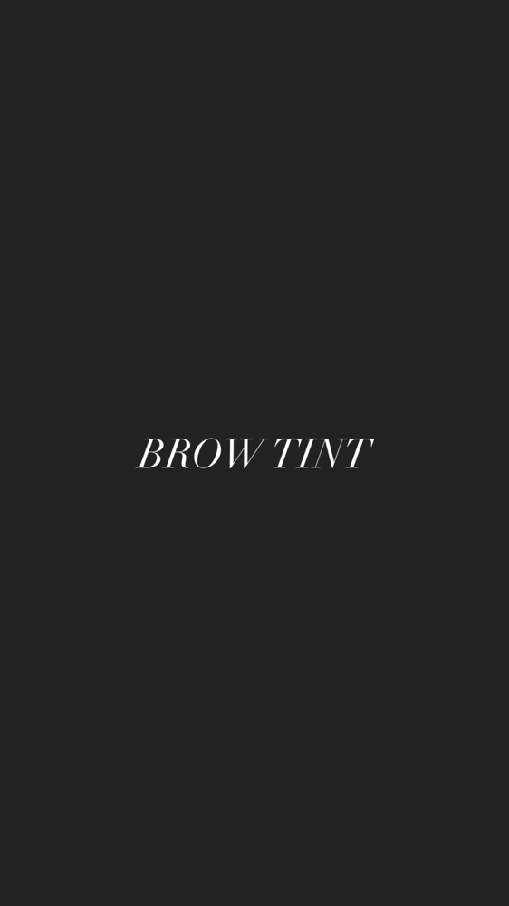 Brow Tint