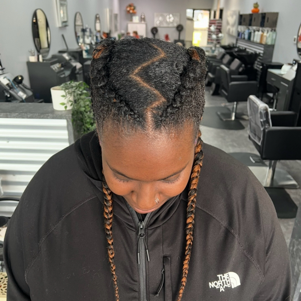 Beach Simple Cornrows