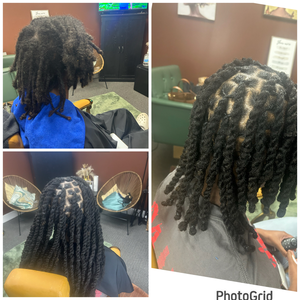 Invisible Locs With Extensions