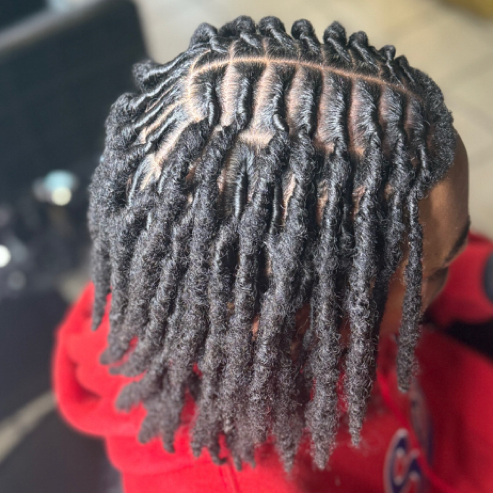 Retwist And Style Up To Shoulders at Keeh Locs in Compton, CA