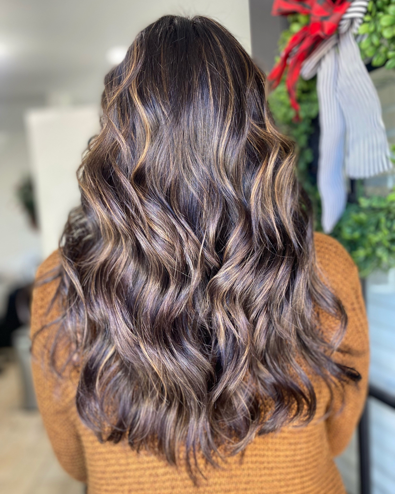 Blowout With Curls