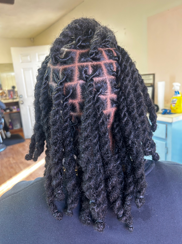 Retwist w / 2 Strand twist