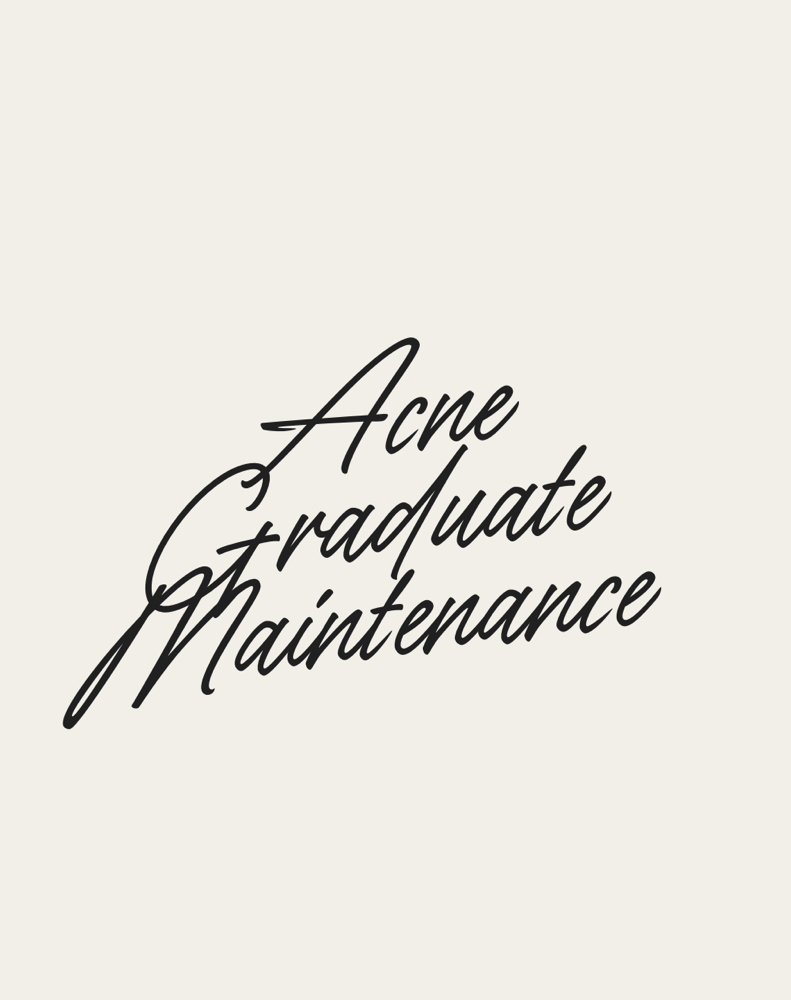 Acne Maintenance Facial