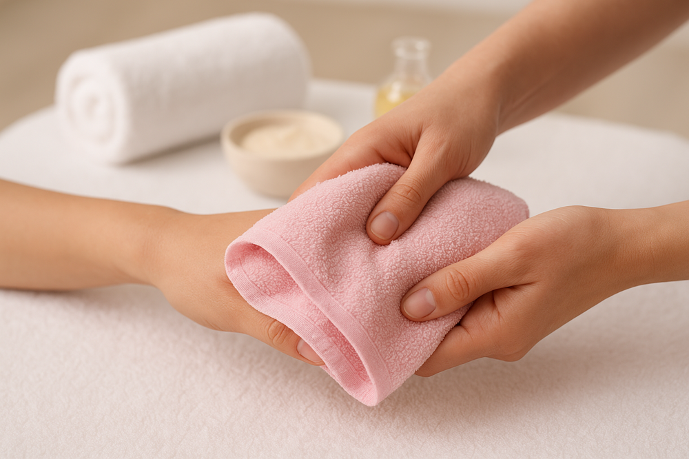 Hot Towel Treatment at Sheslayedit._ in El Paso, TX