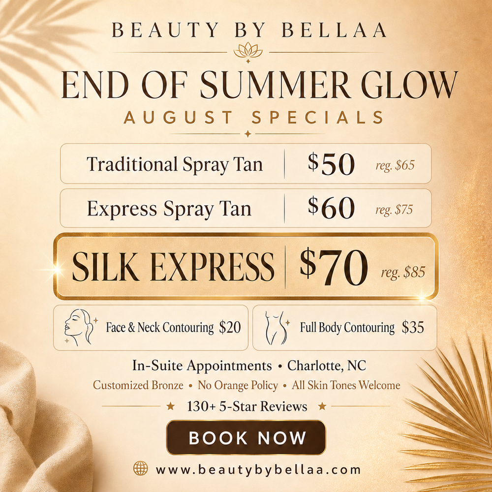 End Of Summer Glow ☀️ In Suite ONLY at Beauty By Bellaa in Charlotte, NC