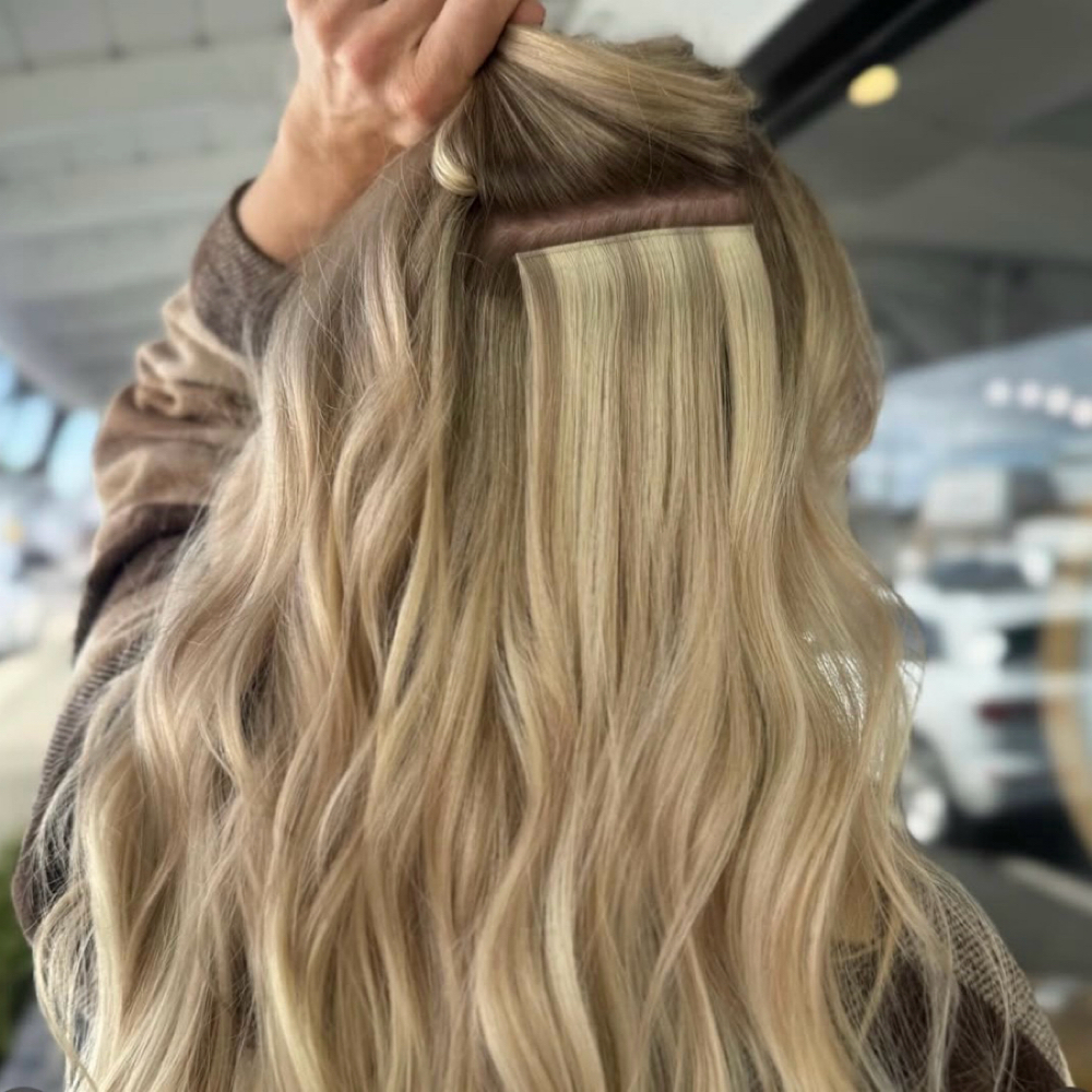 Extension Install at Drop Dead Gorgeous Salon & Spa in Steele, ND