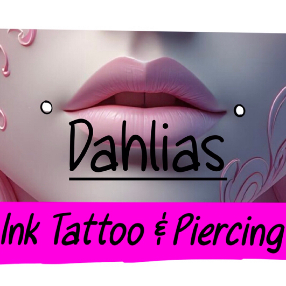 Dahlia at The crown ink studio in Corpus Christi, TX