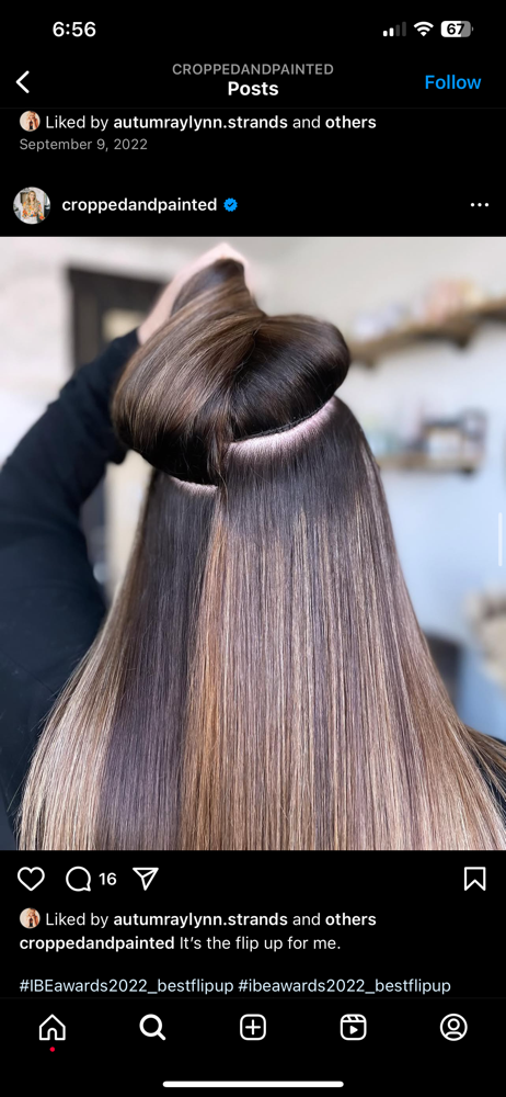 2 Row Hair Extention Maintenance