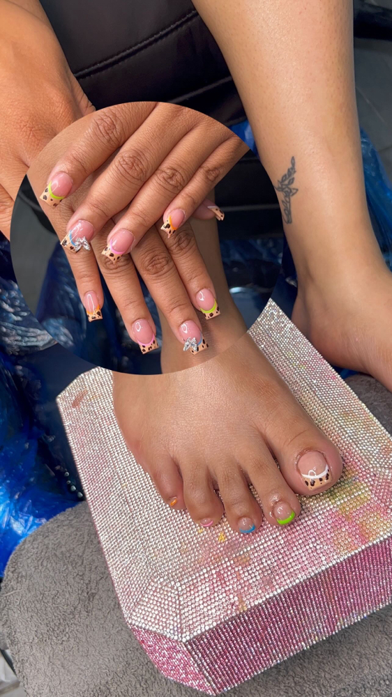 Full Set & Pedicure Combo
