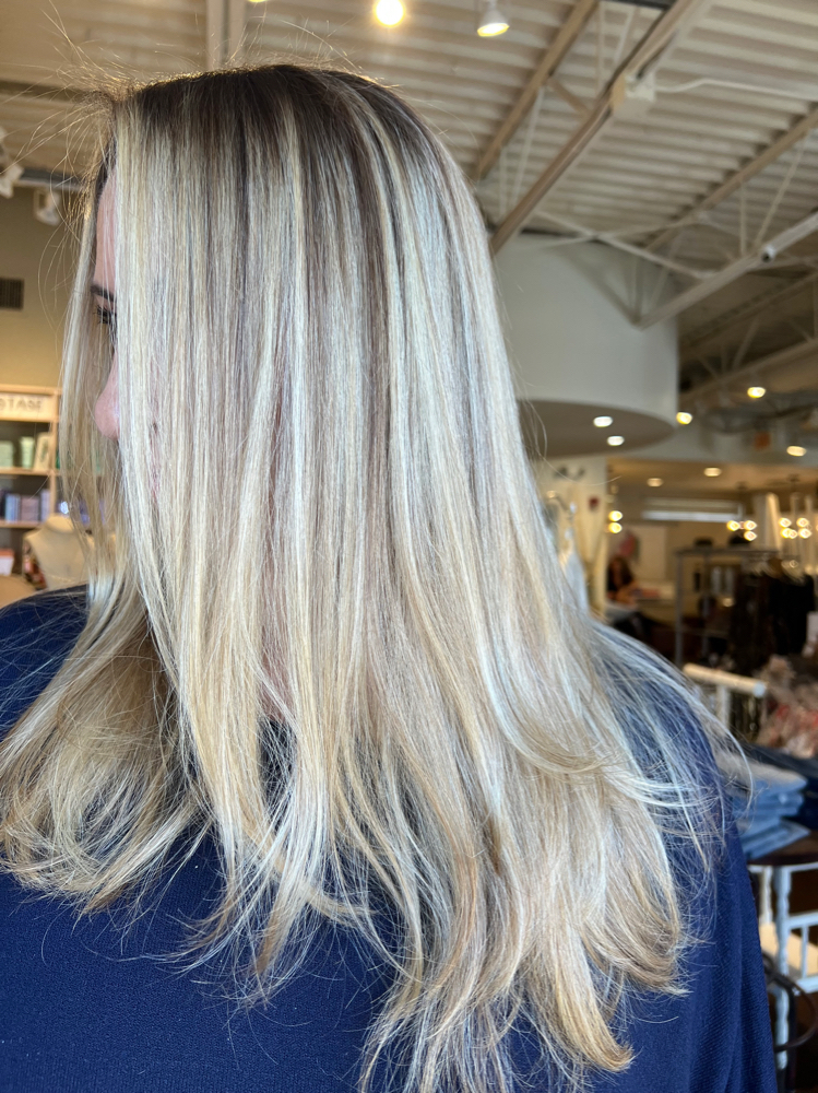 Partial Balayage + Blowdry