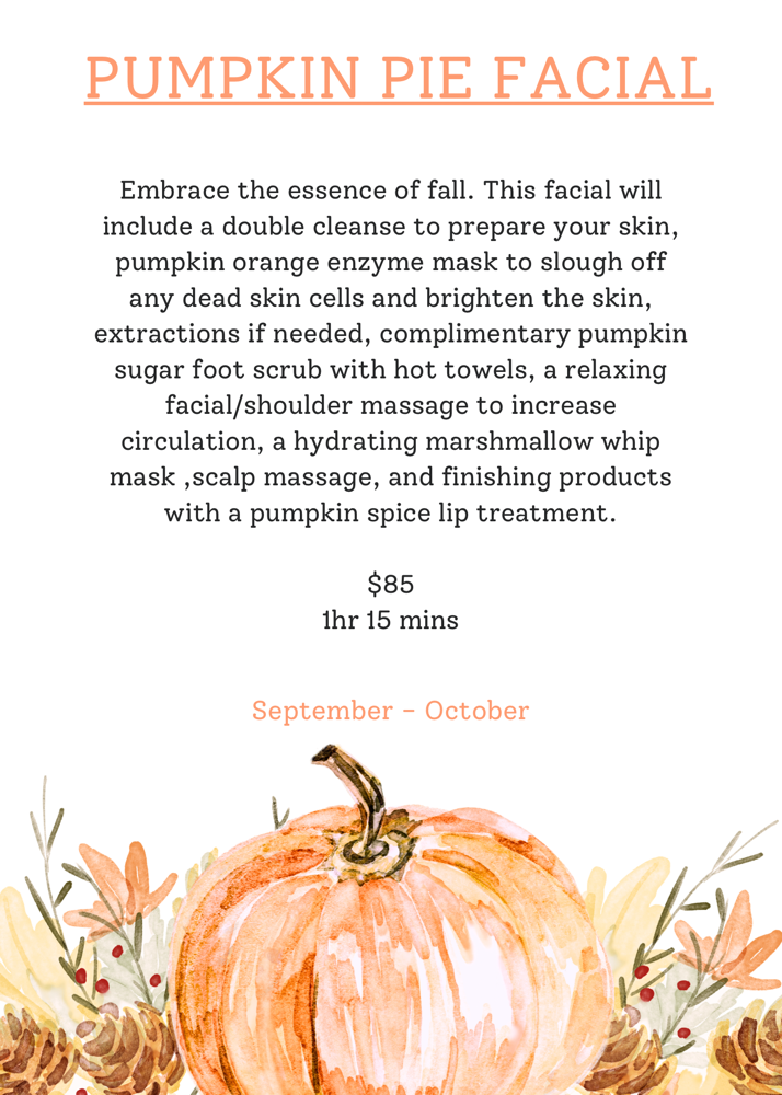 Pumpkin Pie Facial