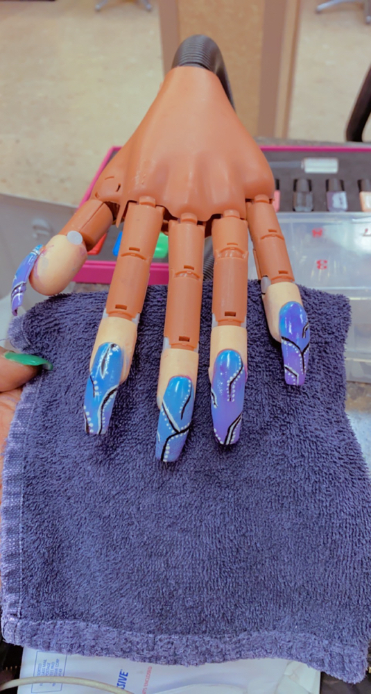 Acrylic Full Set Medium Length