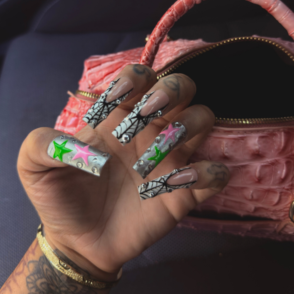 Spooky Models .𖥔 ݁ ˖🕸️💗𖥔 ݁ ˖ at RKNAILBAR in Durham, NC