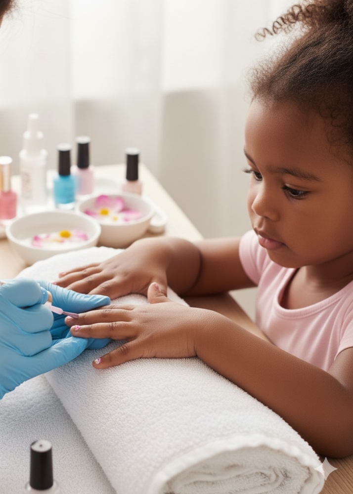 Kids Manicure at Oh.She.Polished in Angleton, TX