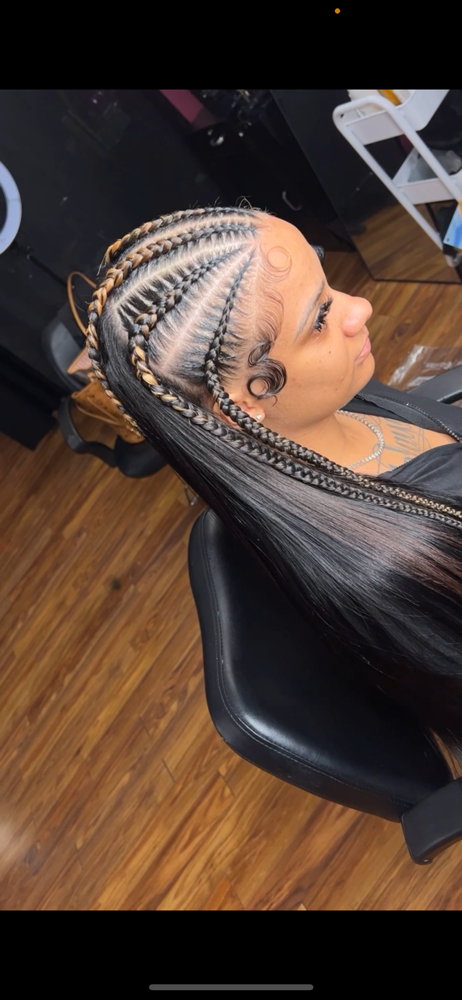 Half Braids / Half Quick Weave