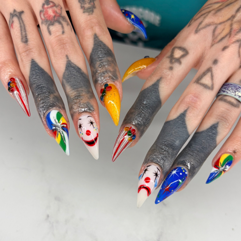 Polygel Custom Shape Full Set at Be Jolley Studio in Spokane Valley, WA