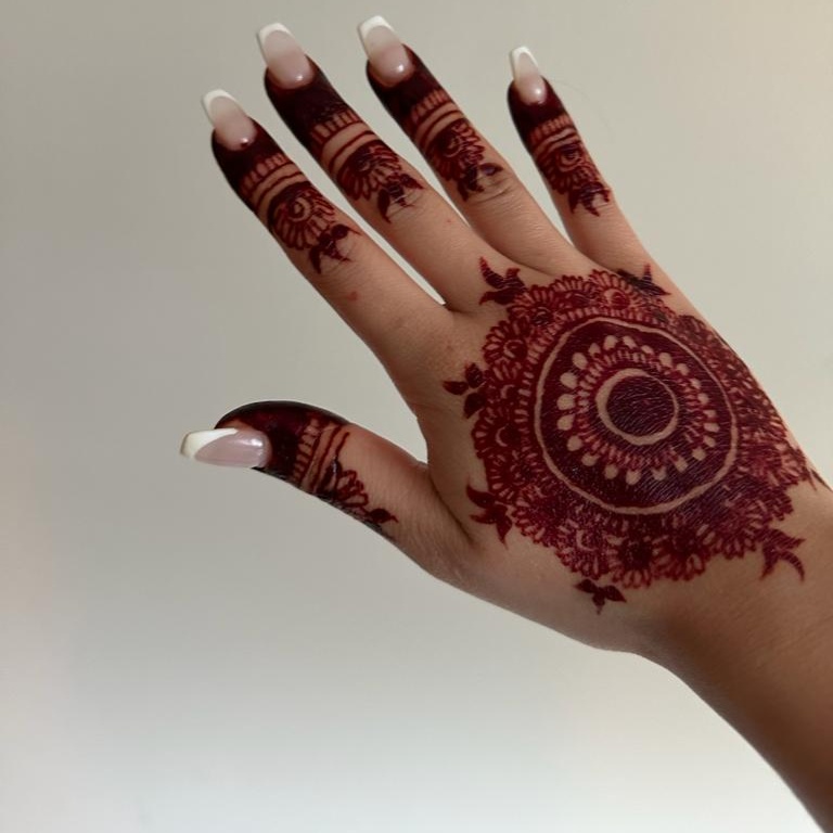 Henna Design at Jas Threading in Carmichael, CA