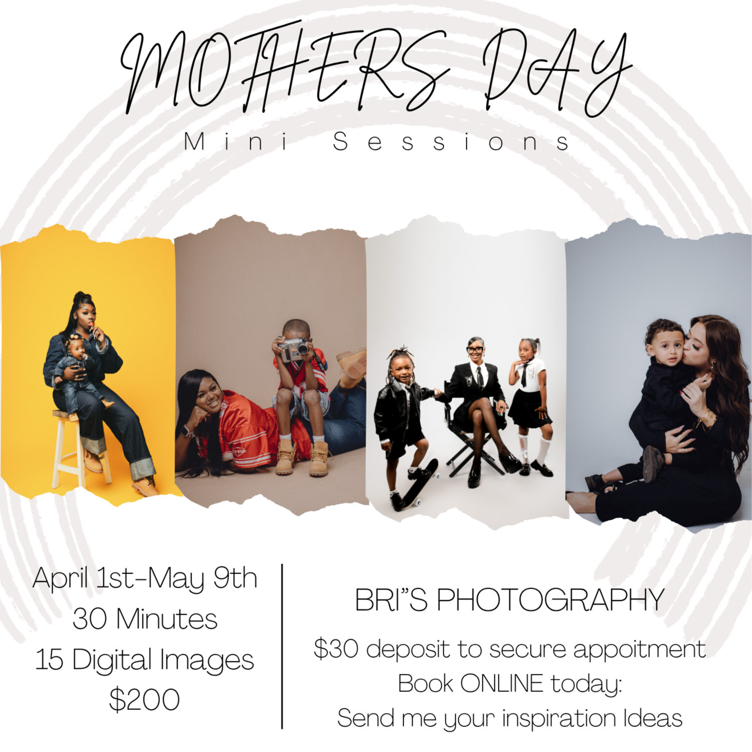 MOTHERS DAY DEAL at Bri's Photography in Racine, WI