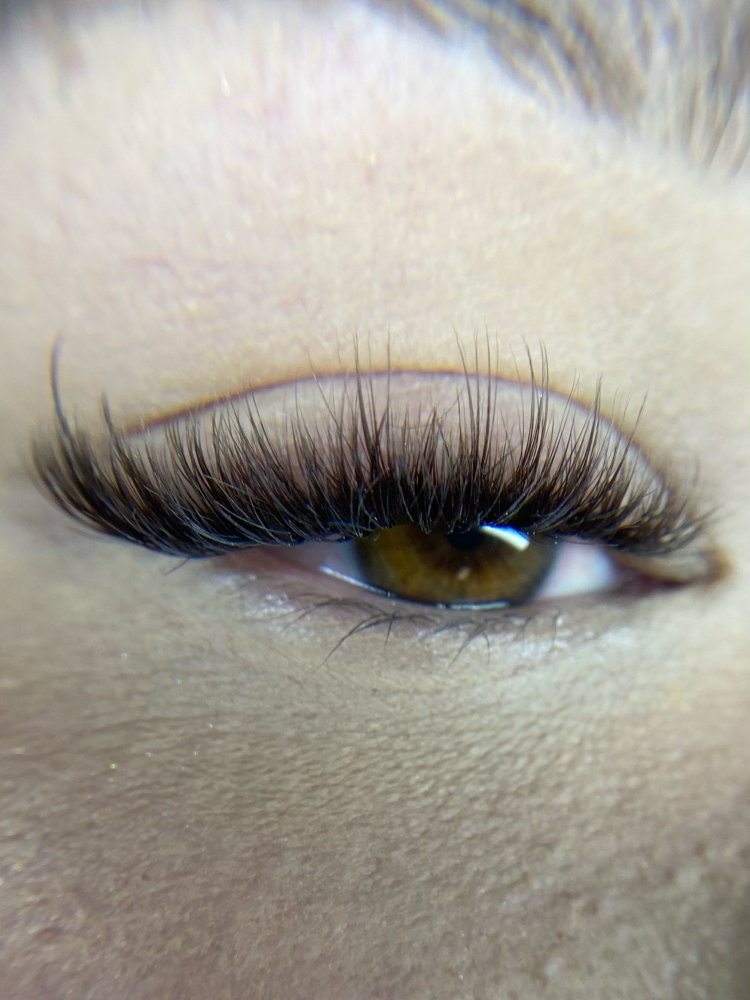 Brown lashes full set