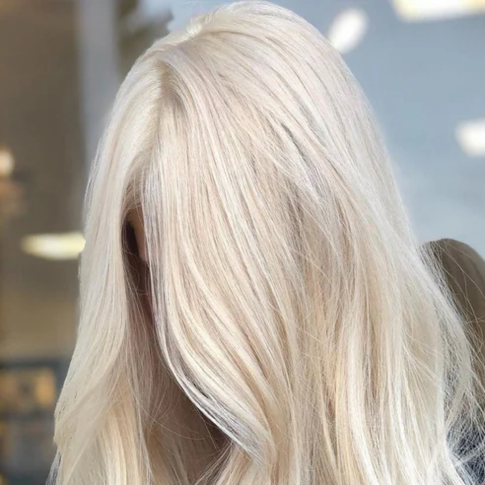Solid Blonde Retouch at Small Town Glam Salon & Spa in Bethel, OH