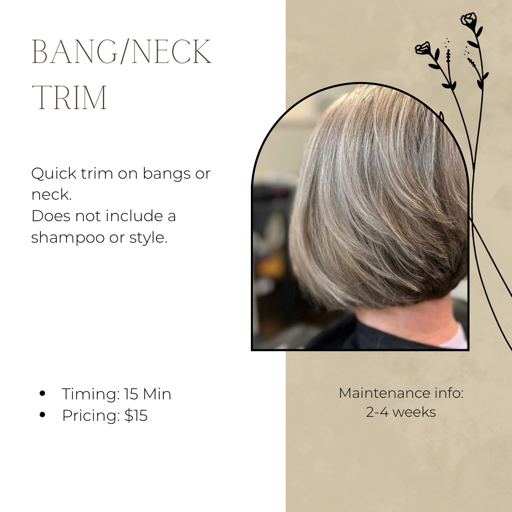 Bang Trim at Carley’s Color Lounge in Fort Worth, TX