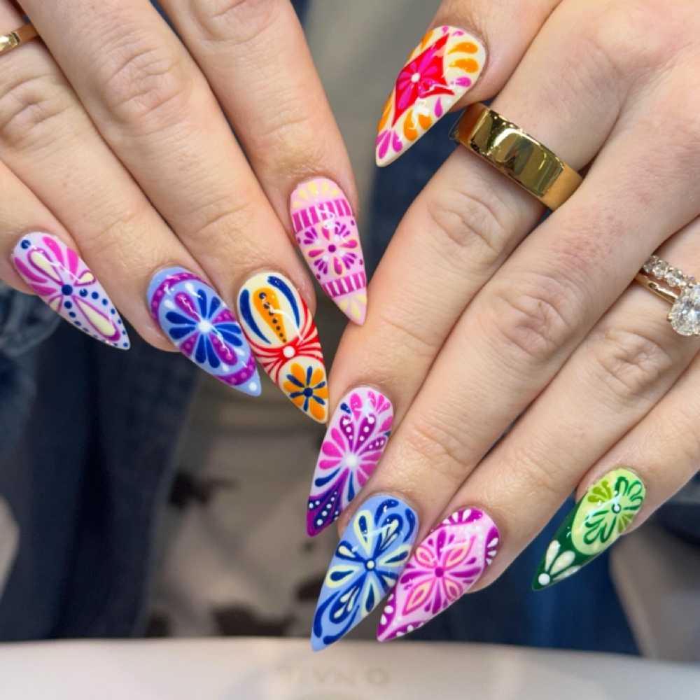 Custom Nail Art 2 Hours at Color Me Nails in Huntersville, NC