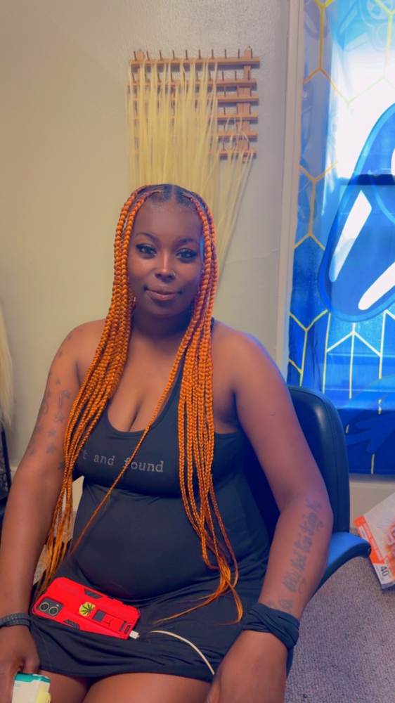 Large Knottless/box Braids at Hair By Niecey in Milwaukee, WI