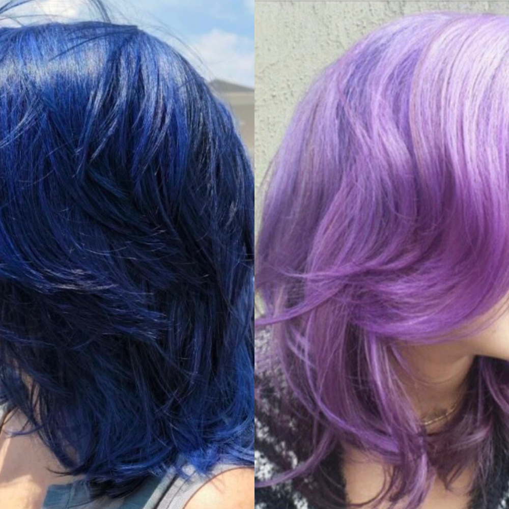 Monochromatic VIVID Transformation at Hair Design By TIFFANY Rafalko in Clearwater, FL