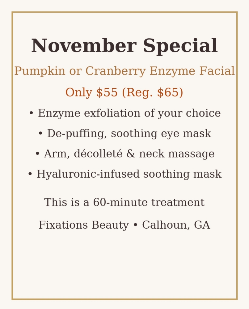 November Facial Special