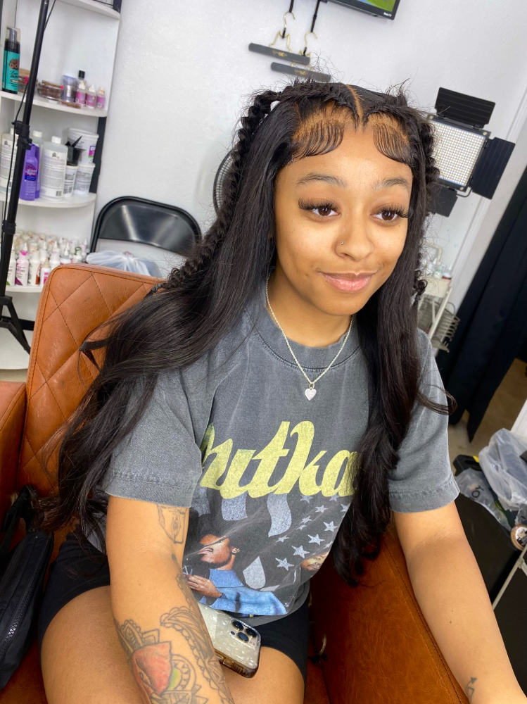 Frontal Wig OVER LOCS