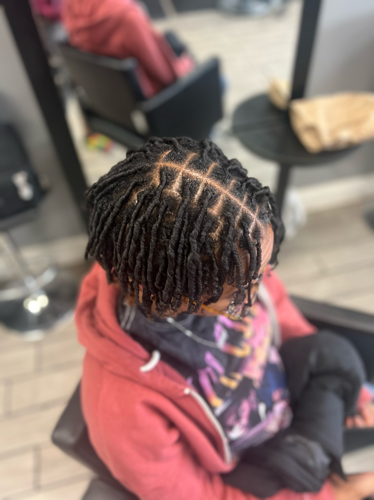 Starter Locs With Comb Coils