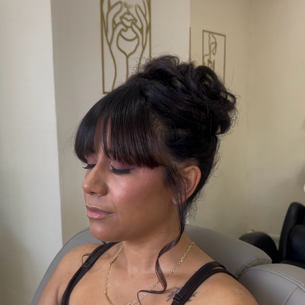 Up-do at Sweet Dreams Spa in Bronx, NY