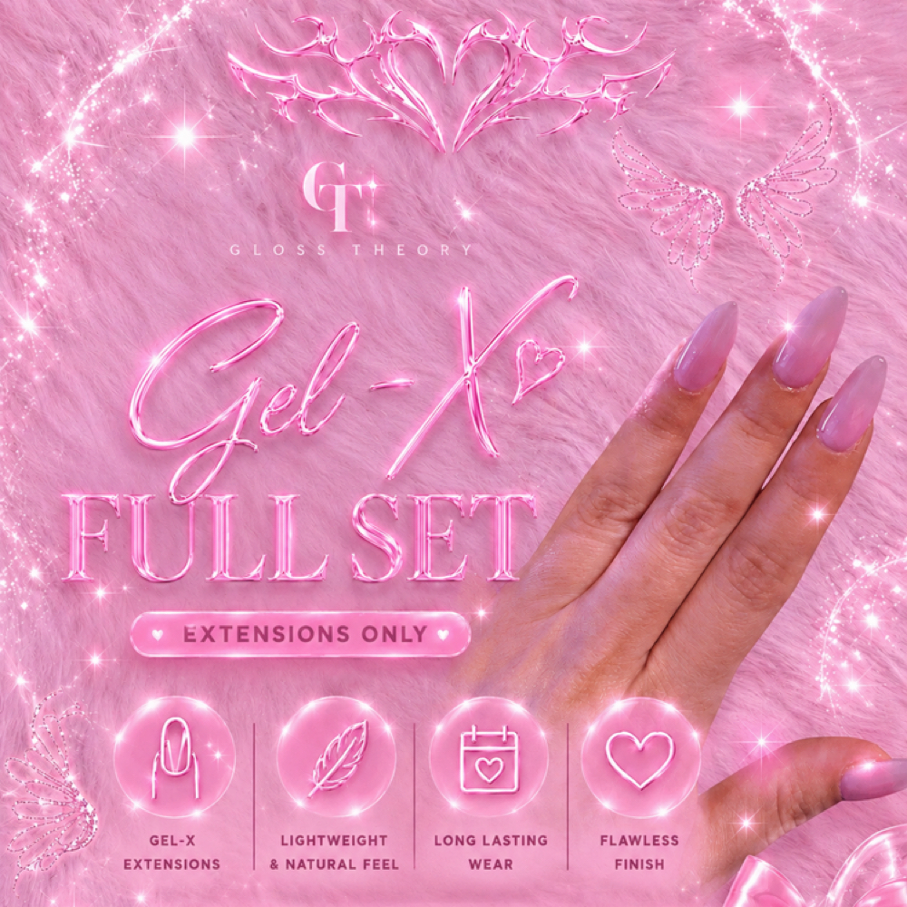 Gel-X Full Set at Gloss Theory Studio in Carter Lake, IA