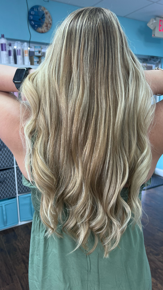 Full highlights+Toner +Dusting