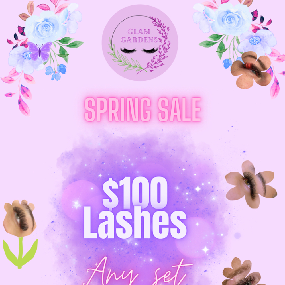 Spring Lash Special at Glam Gardens in Lubbock, TX