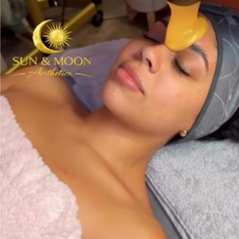 Victoria’s Brightening facial at Sun & Moon Aesthetics ,LLC in San Antonio, TX