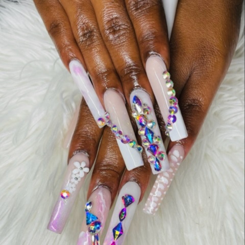 Baddie FREE XL Acrylic Full Set at Pretty N Polished Nails by Mi Mi in Suffolk, VA